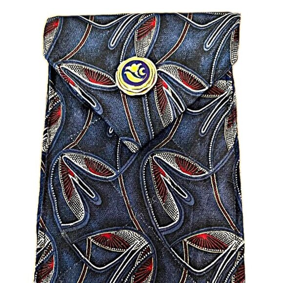 Eyeglass Sunglass case - hand made from Vintage Men's Silk Ties - Picture 1 of 11